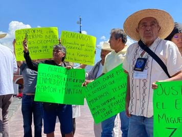 Ejidatarios de Zimapán exigen liberación de dos compañeros detenidos