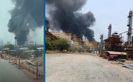 Reportan explosión y fumarola en refinería Miguel Hidalgo