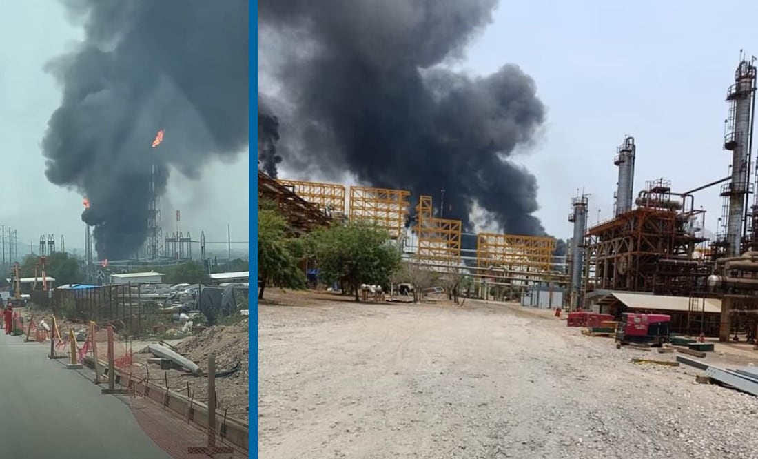 Reportan explosión y fumarola en refinería Miguel Hidalgo | Fotos: Especiales