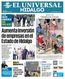 Portada El Universal Hidalgo 30/04/25