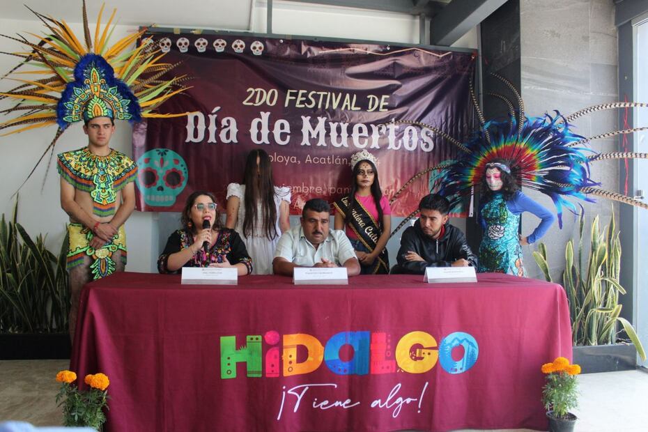 Acatlán revive la tradición: Festival de Día de Muertos en el panteón histórico de Almoloya | Foto. Turismo Hidalgo