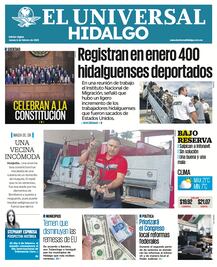 Portada El Universal Hidalgo 06/02/25