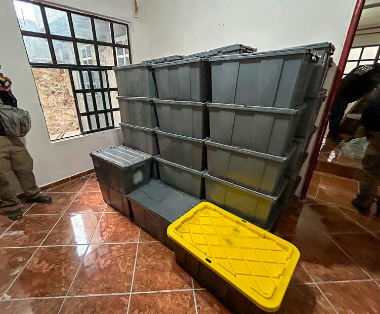 Desmantelan narcolaboratorio en Tula; aseguran cocaína, armas y municiones | Foto: Especial