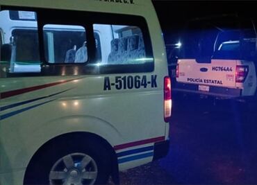 Asalto armado en transporte público alarma a Tulancingo