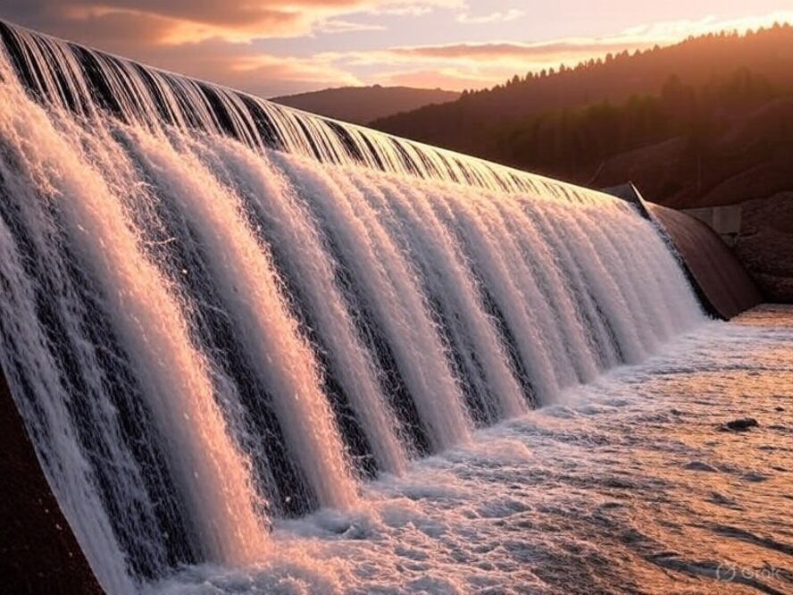 Presa La Esperanza al 100 % | Imagen de Grok