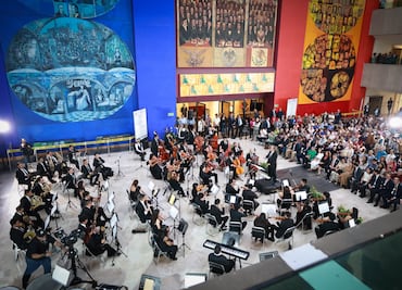 La OSEH brilla en el Congreso de la Unión con un concierto de gala