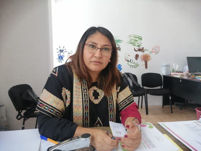 Emma San Agustín Lemus, secretaria ejecutiva del SIPINNA Tulancingo Foto: Grisel Lira