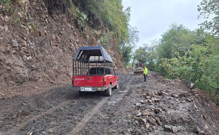 Primeras lluvias generan deslaves en Huasteca, Sierra Otomía Tepehua y Gorda