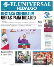 Portada El Universal Hidalgo 2/9/26