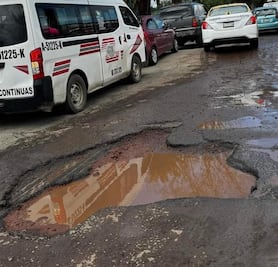 En pésimas condiciones vialidades en Tulancingo