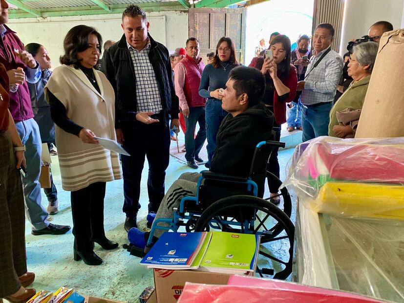 DIF Hidalgo entrega equipo y proyectos productivos para personas con discapacidad | Foto: Luis Soriano
