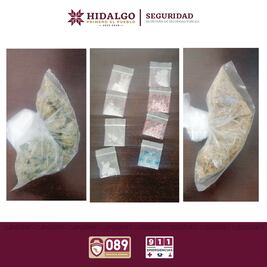 Aseguran a dos personas en Mineral de la Reforma por delitos contra la salud