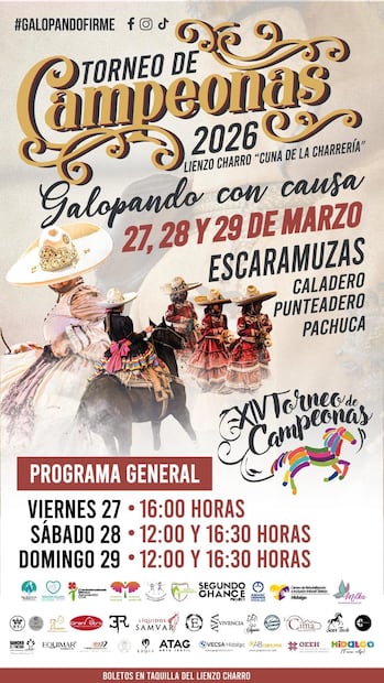 Hidalgo se prepara para recibir a la élite femenina de la charrería | Cortesía: Turismo Hidalgo