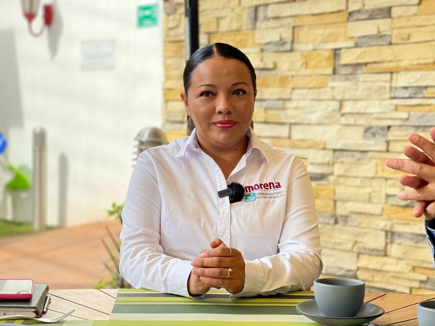 Gabriela Escamilla, candidata a Presidenta Municipal de Chilcuautla I Foto: Marco Carrillo