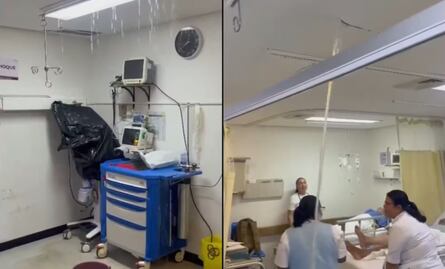 Suspenden atención en urgencias del ISSSTE Ixmiquilpan tras filtraciones por lluvias