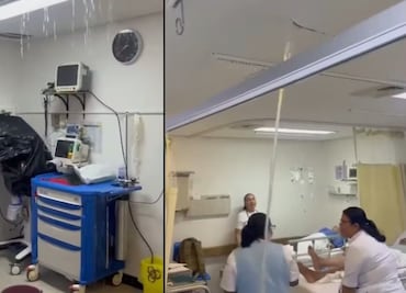 Suspenden atención en urgencias del ISSSTE Ixmiquilpan tras filtraciones por lluvias