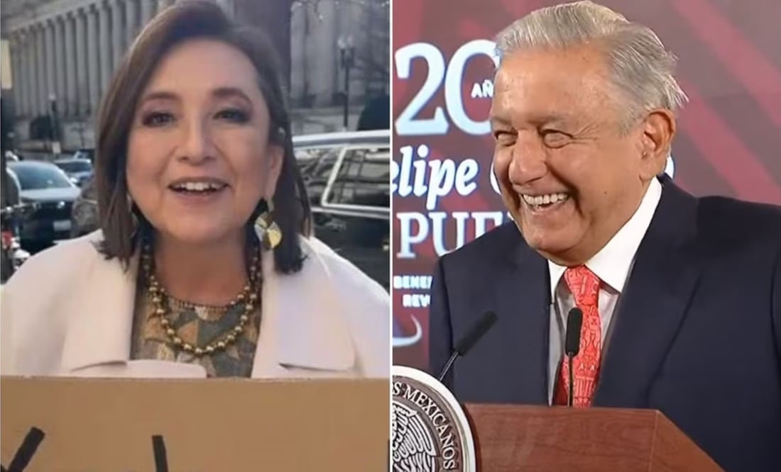 AMLO señaló la pronunciación en inglés de Xóchitl Gálvez | Capturas de video