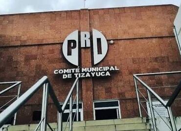 Vandalizan oficinas del PRI en Tizayuca; roban mobiliario y equipo de oficina
