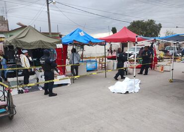 Fallece hombre en el tianguis de El Carmen, Tizayuca