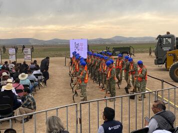 Inician las obras del tren AIFA-Pachuca con presencia de Claudia Sheinbaum