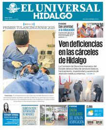 Portada EL UNIVERSAL HIDALGO 02/01/25