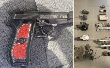 Capturan a hombre en pleno robo de autopartes en Pachuca