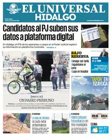 Portada El Universal Hidalgo 24/04/25