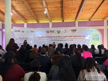 Acaxochitlán recibe apoyos sociales y formaliza la Procuraduría de Protección de la Niñez