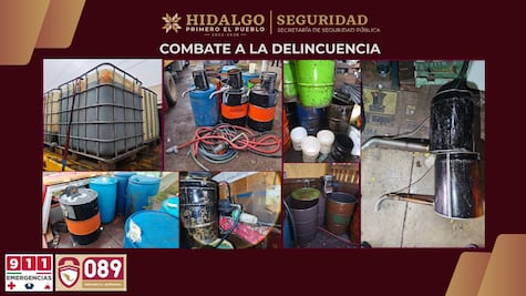 SSPH desarticula centros de almacenamiento ilegal en Singuilucan