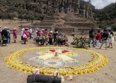 Reciben el equinoccio de primavera con danzas indígenas en Huapalcalco