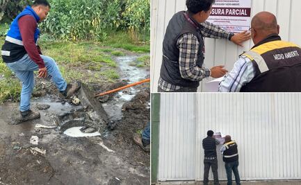 Clausuran empresa en Tizayuca por presuntas descargas tóxicas al drenaje