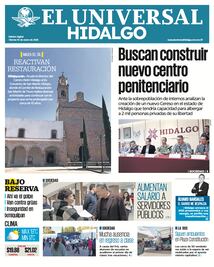 Portada El Universal Hidalgo 10/01/25