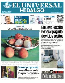 Portada El Universal Hidalgo 07/05/24