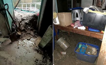 Lluvias provocan derrumbes y afectaciones en municipios de la Sierra Gorda y el Valle del Mezquital