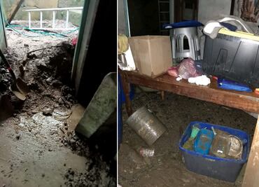 Lluvias provocan derrumbes y afectaciones en municipios de la Sierra Gorda y el Valle del Mezquital