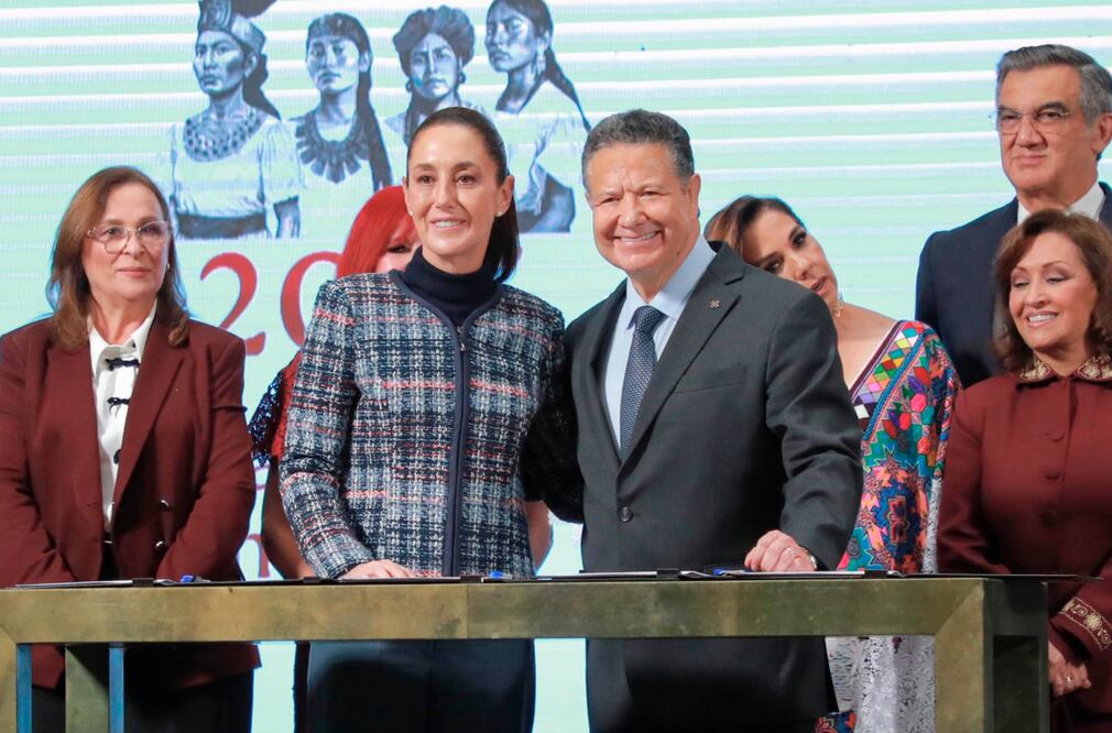 Julio Menchaca y Claudia Sheinbaum I Foto: @juliomenchaca_