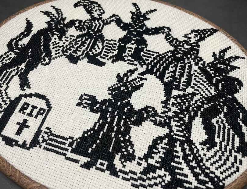 La materia como lenguaje: Alain Dioré llega a la Galería de Arte Contemporáneo de Hidalgo | Facebook: Secta de Bordado