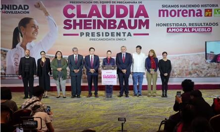 Presentan equipo de precampaña de Sheinbaum
