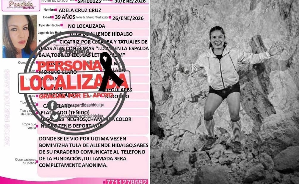 Hidalgo registra un feminicidio en febrero de 2026; disminuye incidencia respecto a 2025 | Ficha de búsqueda: Sonrisas Perdidas