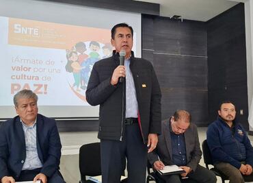 SNTE Hidalgo lanza campaña ¡Ármate de valor por una cultura de paz! en escuelas