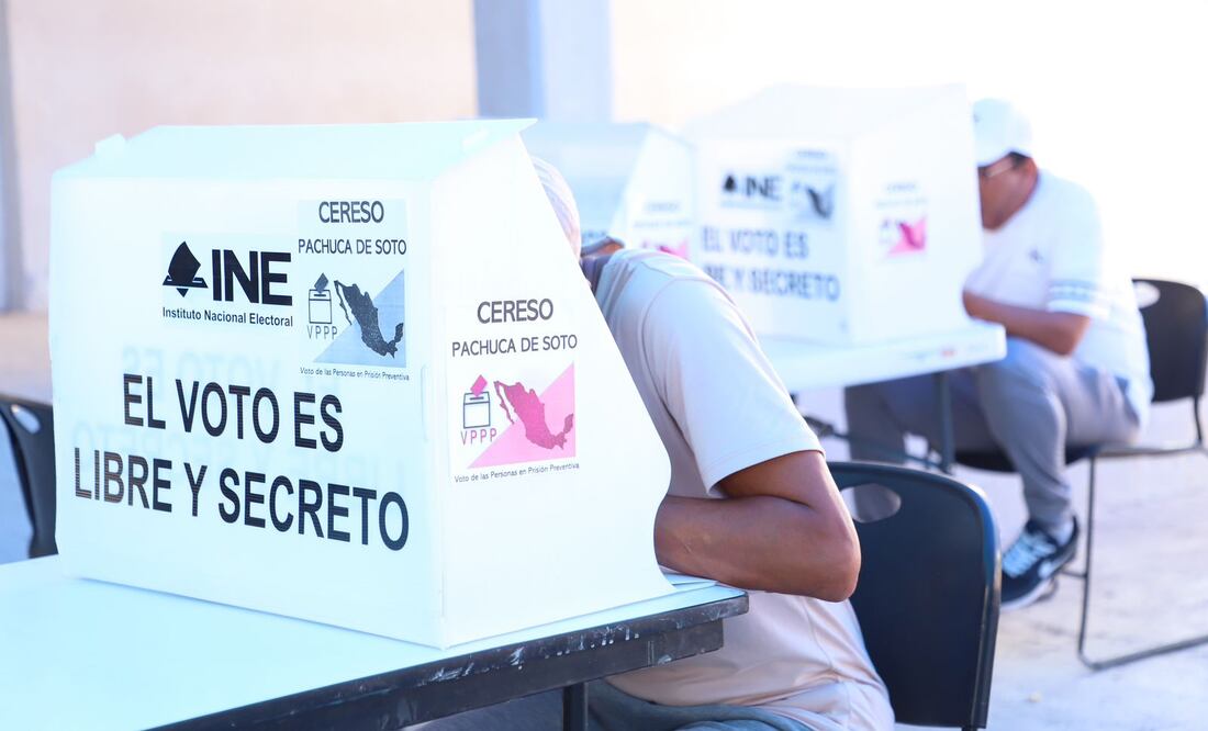 Personal del Instituto Nacional Electoral es quien lleva a cabo la elección en los Centros de Reinserción Social estatales | Foto: Especial