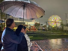 Galería: Entre la lluvia, el Mundo del Futbol se iluminó de colores 