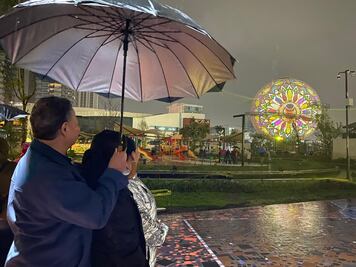 Galería: Entre la lluvia, el Mundo del Futbol se iluminó de colores 