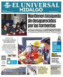 Portada EL Universal Hidalgo 5/11/25