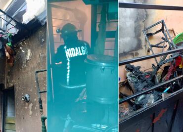 Explosión por fuga de gas moviliza a bomberos en la zona metropolitana de Pachuca