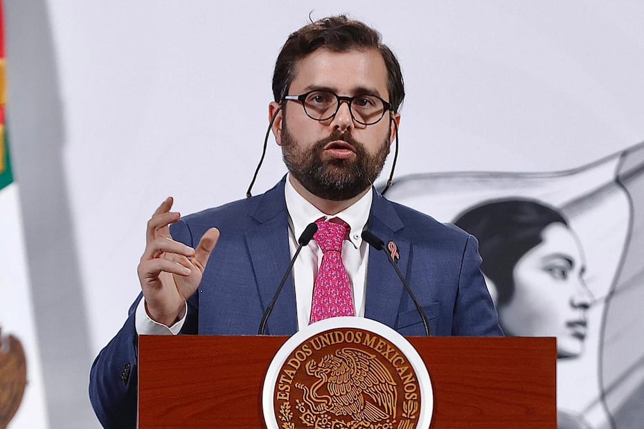 La presidenta de México, Claudia Sheinbaum, en su conferencia de este martes 21 de octubre de 2025 en Palacio Nacional. Asisten: secretario de Salud, David Kershenobich, director del ISSSTE, Martí Batres, titular del IMSS, Zoé Robledo, Servicios de Salud IMSS-Bienestar, Alejandro Svarch. Foto: Agencia EL UNIVERSAL/Berenice Fregoso/LCG