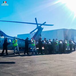 Coordina el Gobierno del Estado de Hidalgo puente aéreo con 19 helicópteros