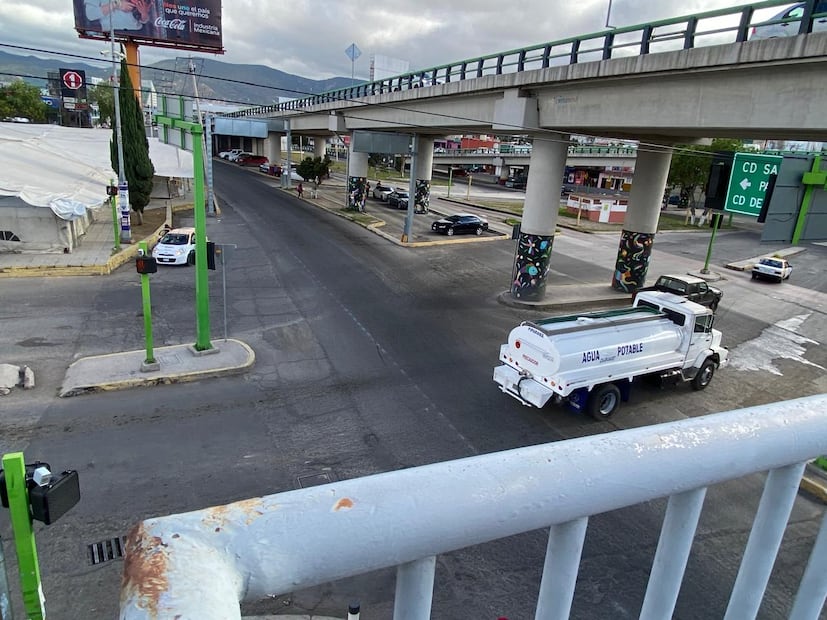 Cancelan bloqueos en Pachuca tras restablecimiento de agua en Hilatura y Venta Prieta | Foto: Luis Soriano