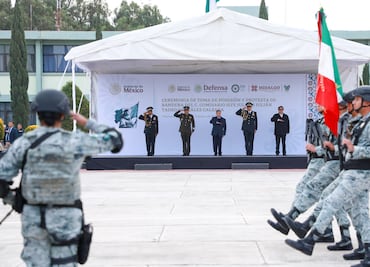 Nuevo coordinador de la Guardia Nacional toma protesta en Hidalgo
