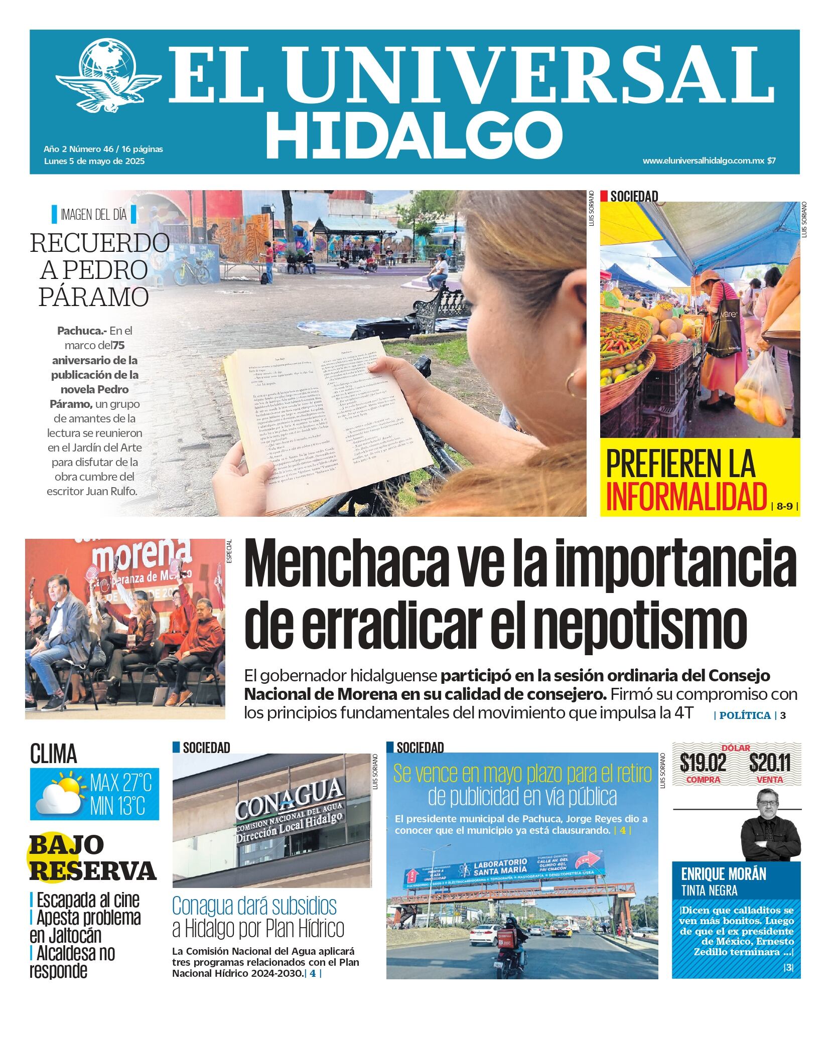 El Universal Hidalgo 5/05/25